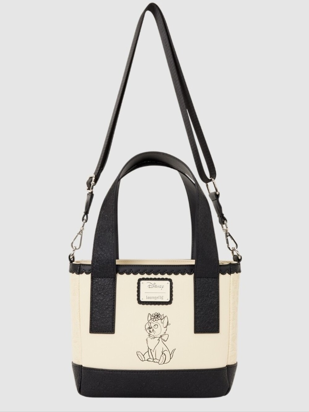 2pc Loungefly Disney Alice in Wonderland Mini Tote Crossbody Bag/ Cell/Coin Bag - Picture 4 of 7
